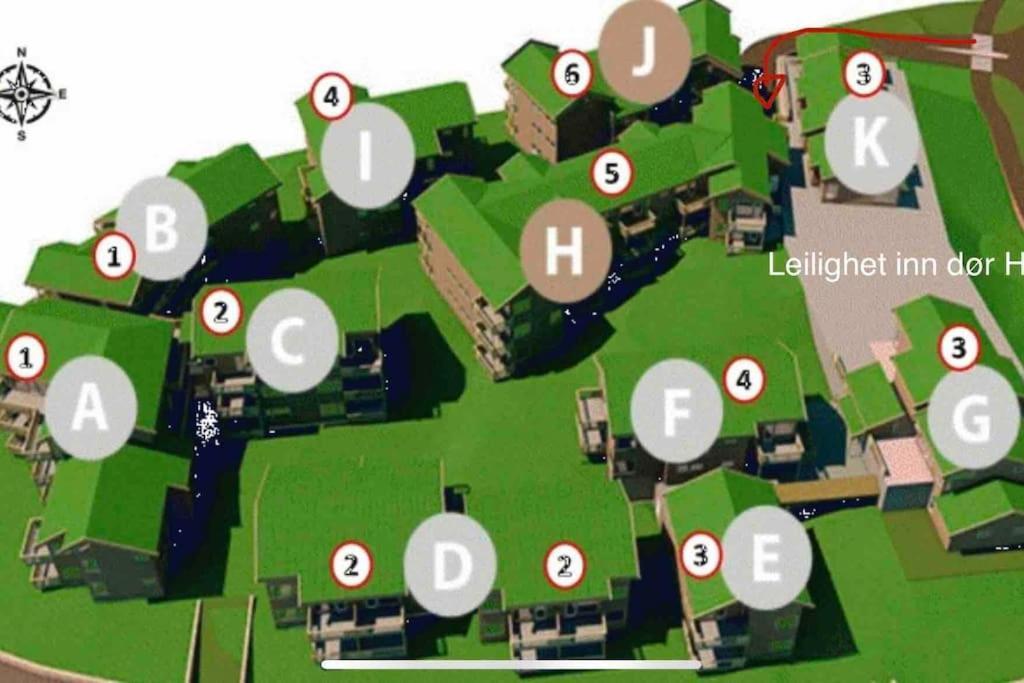 Nice Apartment On Geilotunet, Close To City Center Exteriör bild